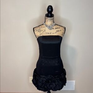 Free Generation Black Strapless Dress